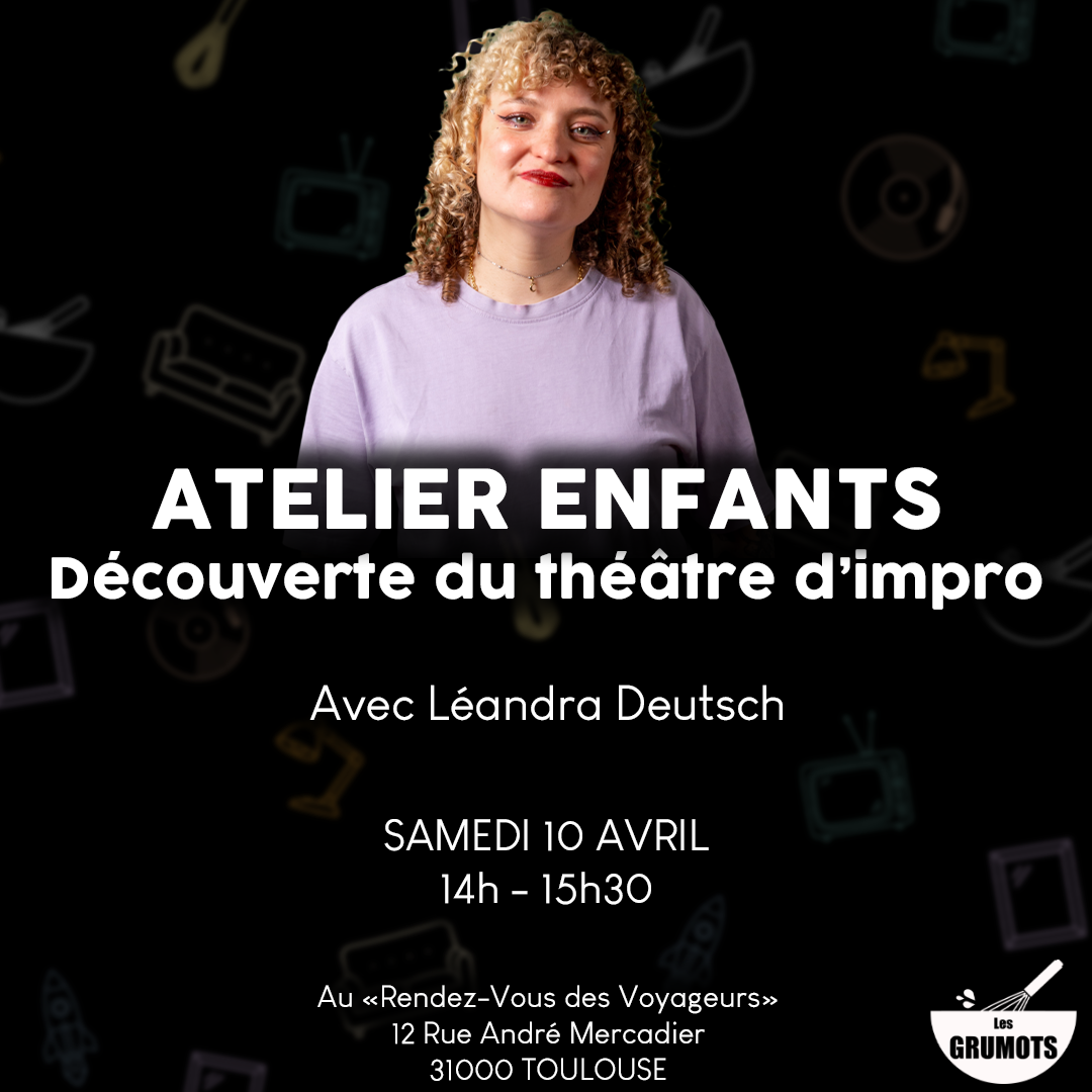 Atelier enfants découverte du théâtre d'impro